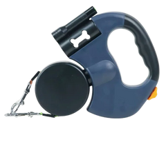 Dual Retractable Reflective Dog Leash