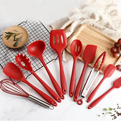 10pcs Non-Stick Silicone Cooking Utensils Set
