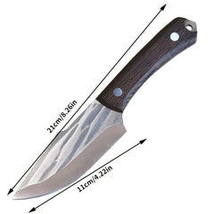 Portable Outdoor Meat Knife with Sheath and Kitchen Tools