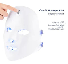 Wireless 7-Color LED Photon Face Mask