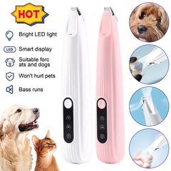 Pet LED Paw Trimmer Clipper