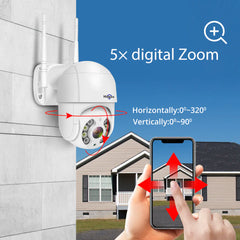 Hiseeu 3MP Wireless Outdoor HD Surveillance Camera