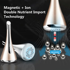 Magnetic Facial Massager with Microcurrent and Dumbbells
