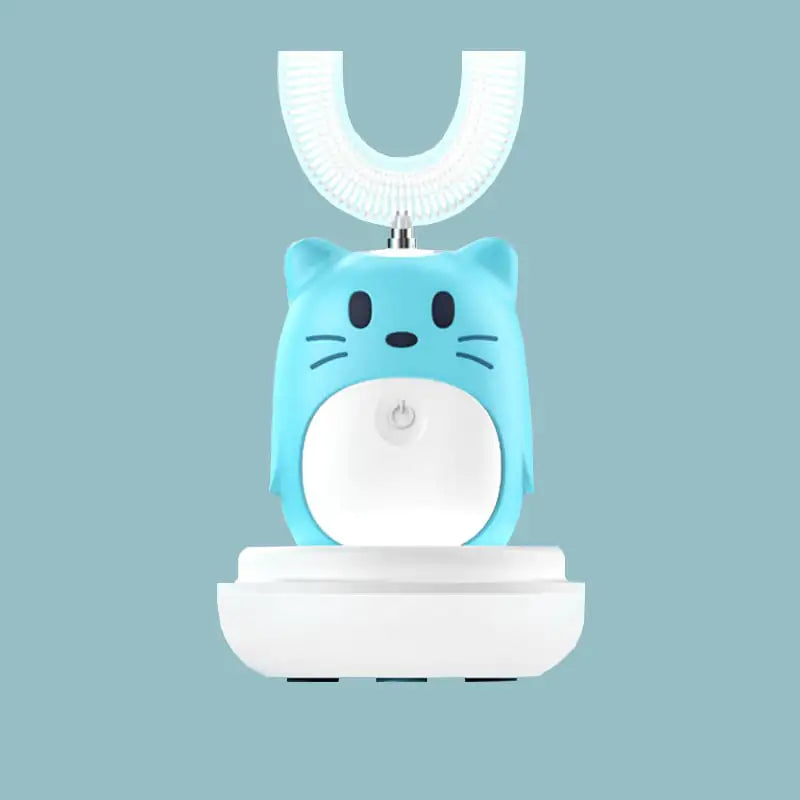 Smart Ultrasonic Electric U-Shaped Toothbrush for Kids