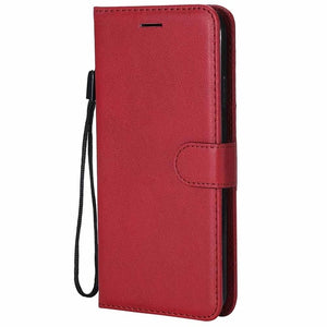 Solid Wallet iPhone Flip Case