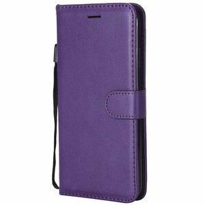 Solid Wallet iPhone Flip Case