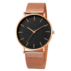 PLUOYO Stainless Steel Men's Wrist Watch