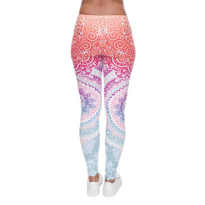 ZOHRA Women's Aztec Print Leggings