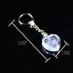 CRYSTAL Personalized  Keychain