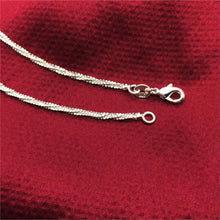 Load image into Gallery viewer, DOORE Thin 925 stamped silver plated Shiny Chains Anklet