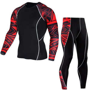 JINDI Men's Winter Thermal Underwear Sportswear Set