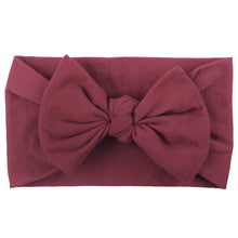 Load image into Gallery viewer, BONJEAN New Baby Nylon Headband Soft Rabbit Bow Knot Turban