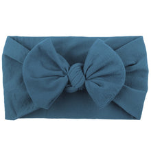 Load image into Gallery viewer, BONJEAN New Baby Nylon Headband Soft Rabbit Bow Knot Turban