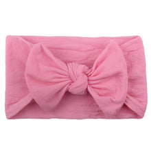 Load image into Gallery viewer, BONJEAN New Baby Nylon Headband Soft Rabbit Bow Knot Turban