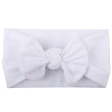 Load image into Gallery viewer, BONJEAN New Baby Nylon Headband Soft Rabbit Bow Knot Turban