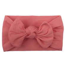 Load image into Gallery viewer, BONJEAN New Baby Nylon Headband Soft Rabbit Bow Knot Turban