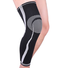 Load image into Gallery viewer, SIBOTE Four-Way Black Elastic Striped Leg Sleeve