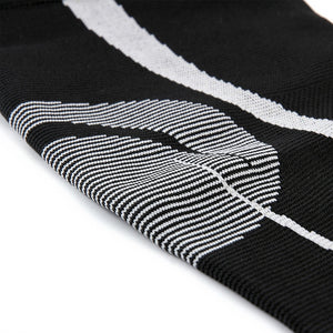 SIBOTE Four-Way Black Elastic Striped Leg Sleeve