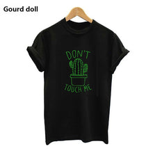 Load image into Gallery viewer, DON&#39;T TOUCH ME Cactus Printed Women&#39;s T-Shirt