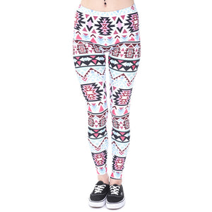 ZOHRA Women's Aztec Print Leggings